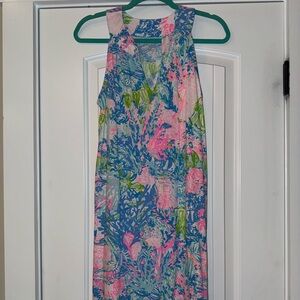 Lilly Pulitzer Ross Shift Dress - Bali Blue Fished My Wish